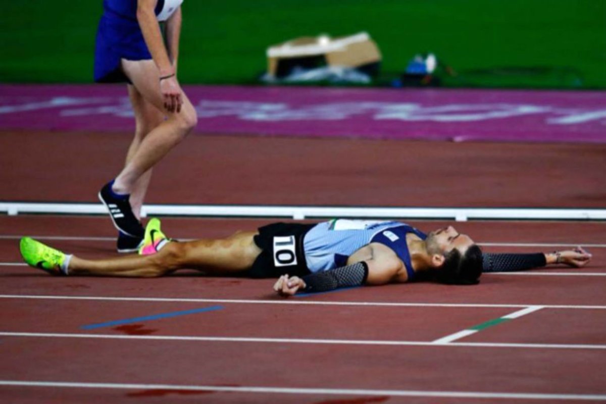 Dio todo el concordiense, en la final de los 5000.