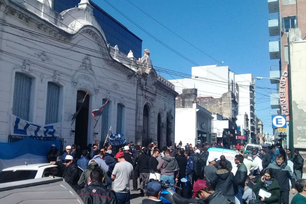 Los choferes fueron a la secretar&iacute;a de Trabajo
