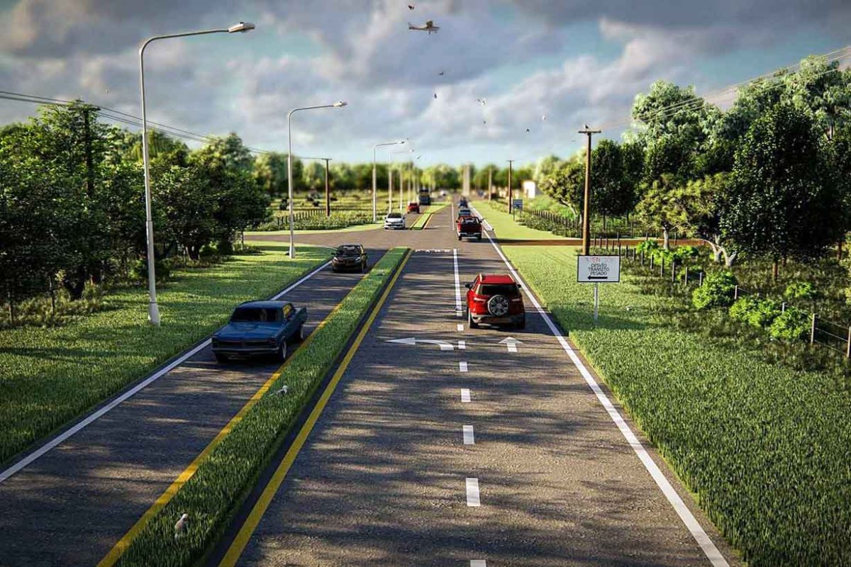 El proyecto de un tramo de Ruta 23