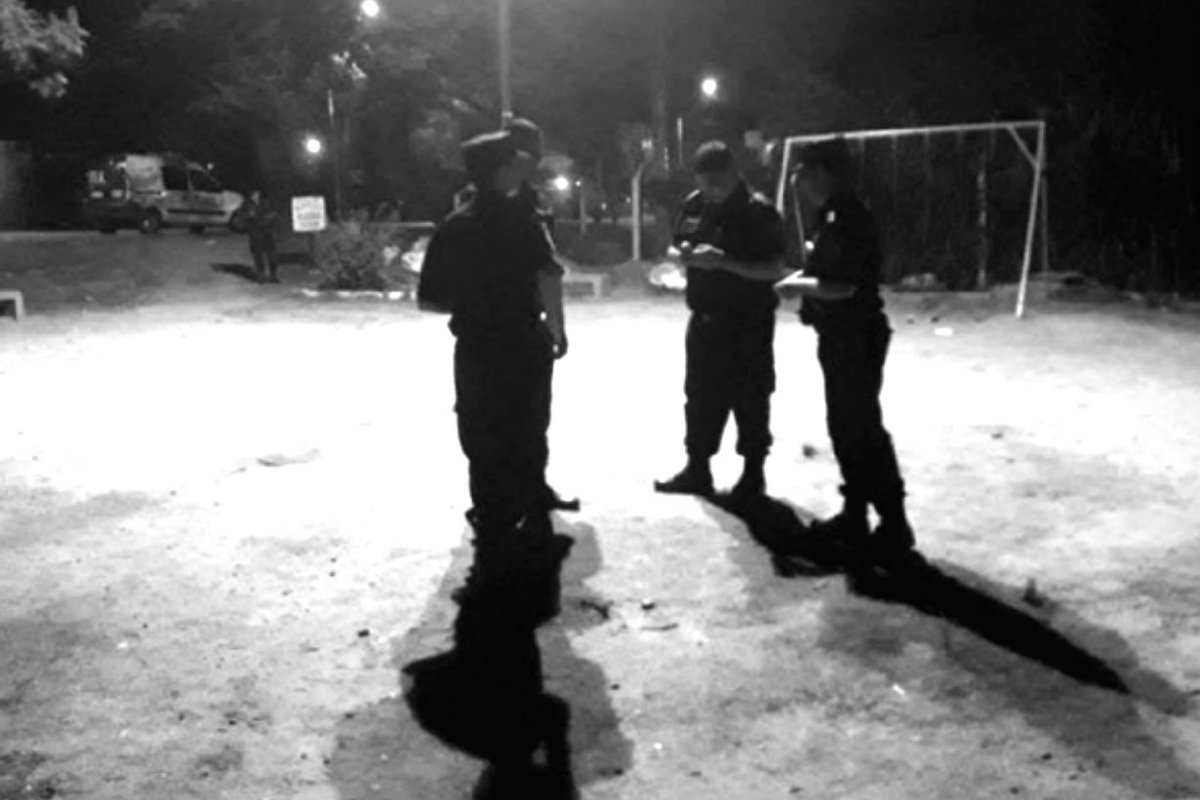 Plazoleta donde se produjo el tiroteo