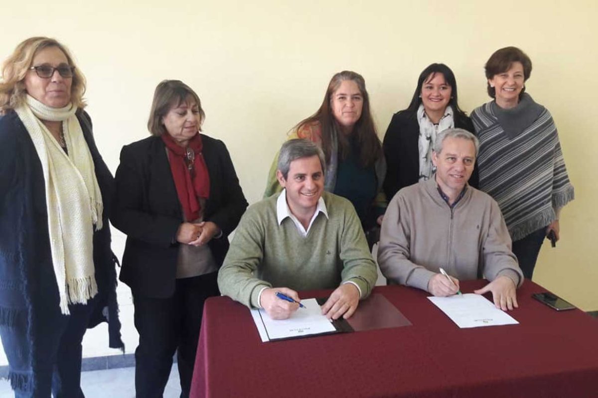 Walser y Canali firmaron el compromiso