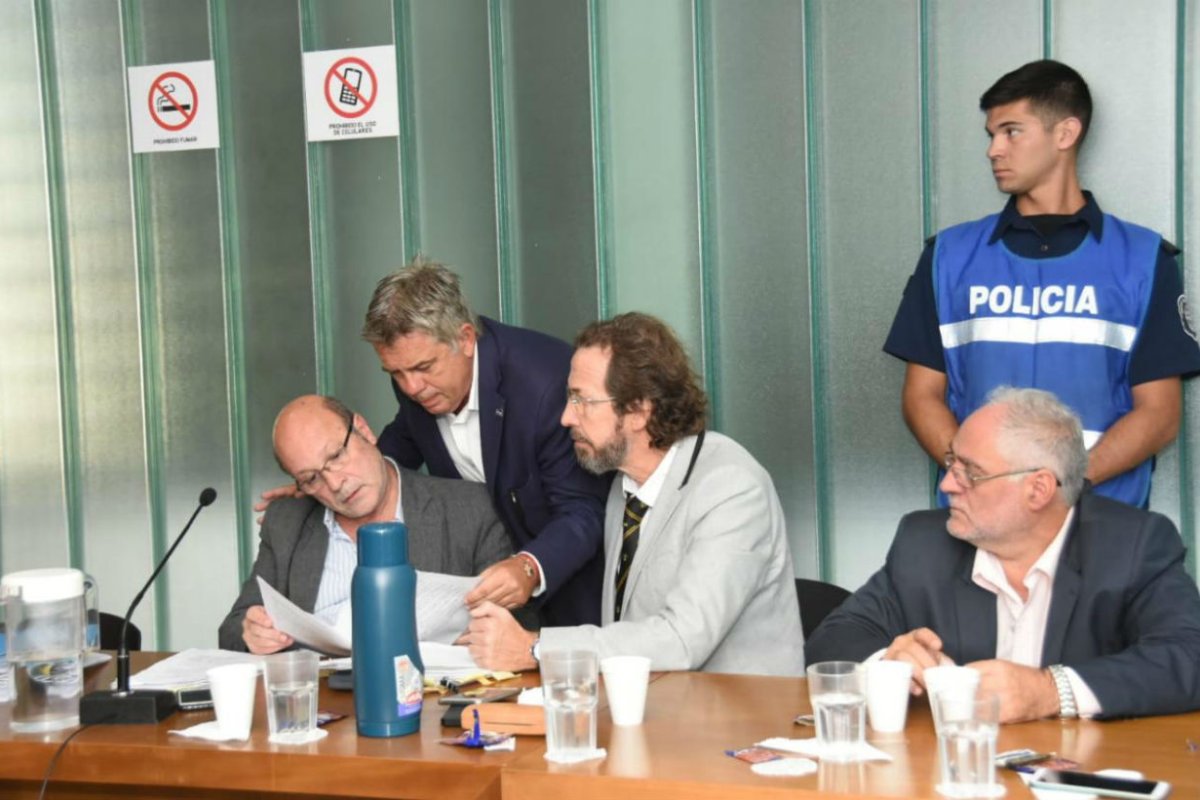 Izq a der: Pagliotto, Fouces y Cullen