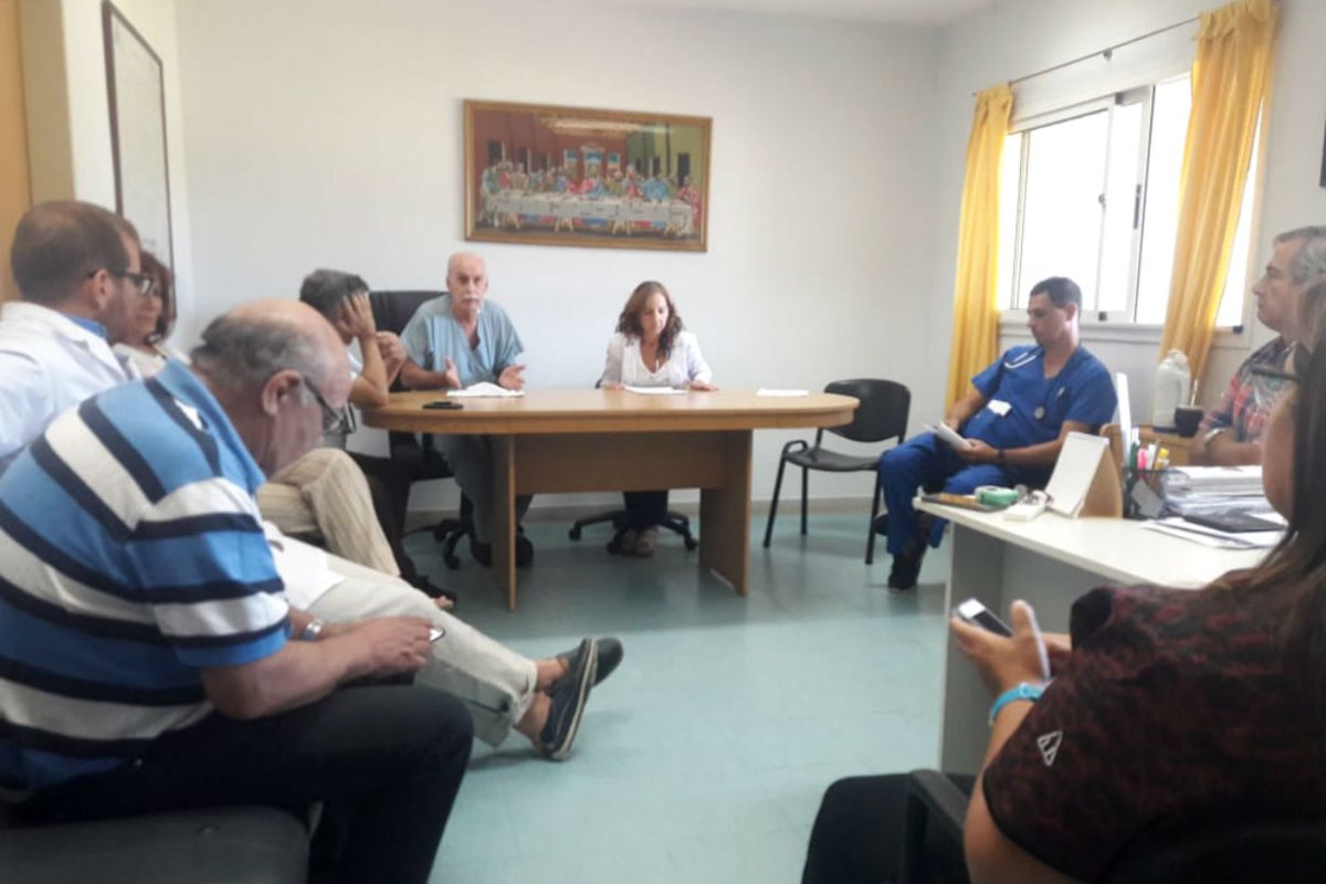 Ragone encabez&oacute; la reuni&oacute;n, esta ma&ntilde;ana.