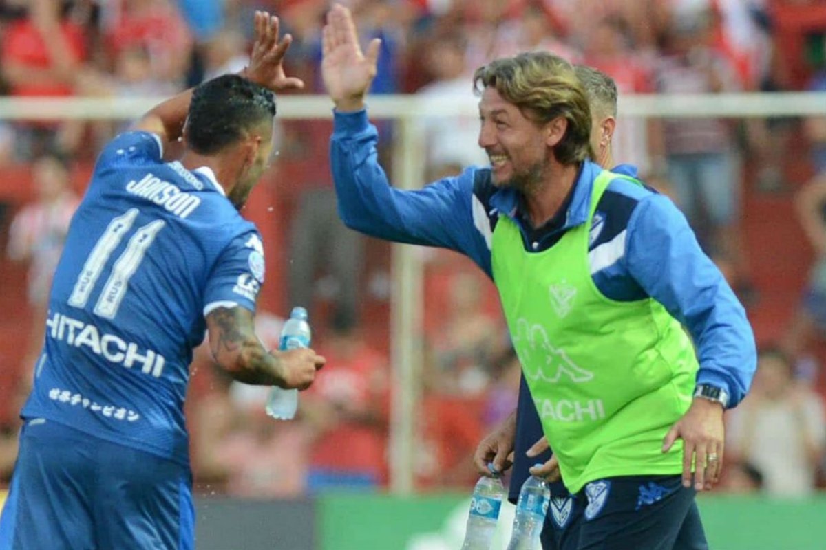 Heinze sonri&oacute; en su &uacute;ltimo partido en V&eacute;lez.