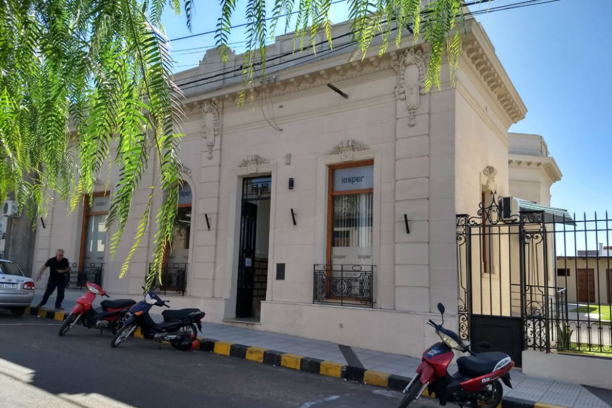 Esta es la oficina Concordia de IOSPER.