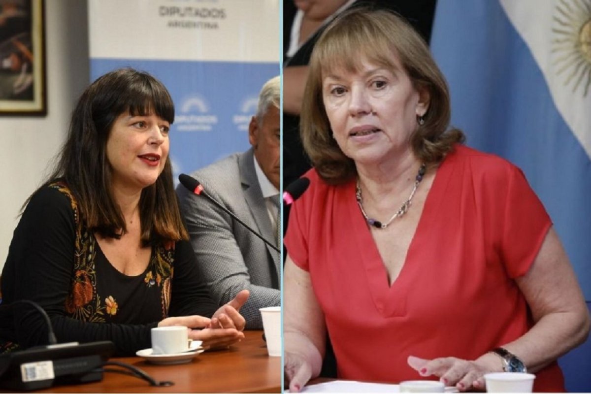 Las diputadas Carolina Gaillard y Blanca Osuna.