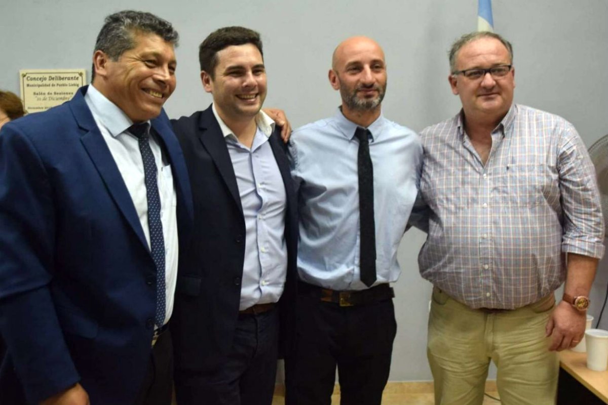 Pintos, Bastian, S&aacute;nchez y Santa Cruz.