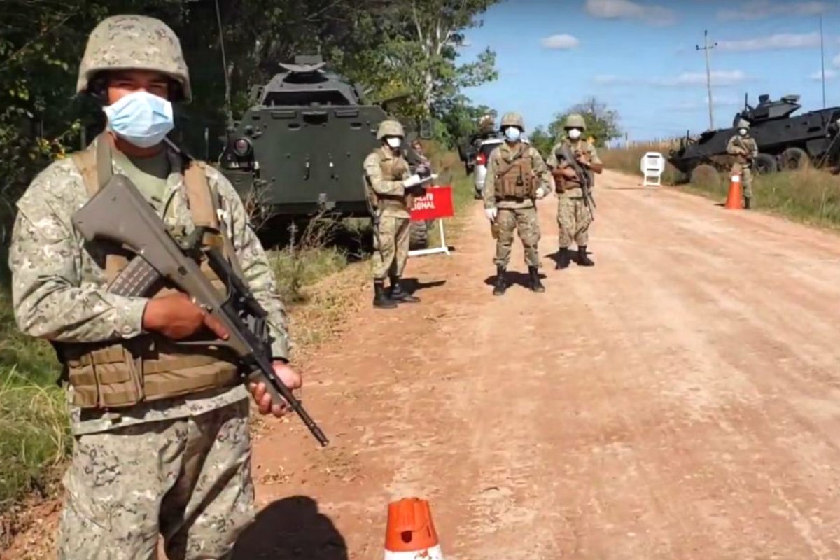 As&iacute; es el operativo militar en Paysand&uacute;.