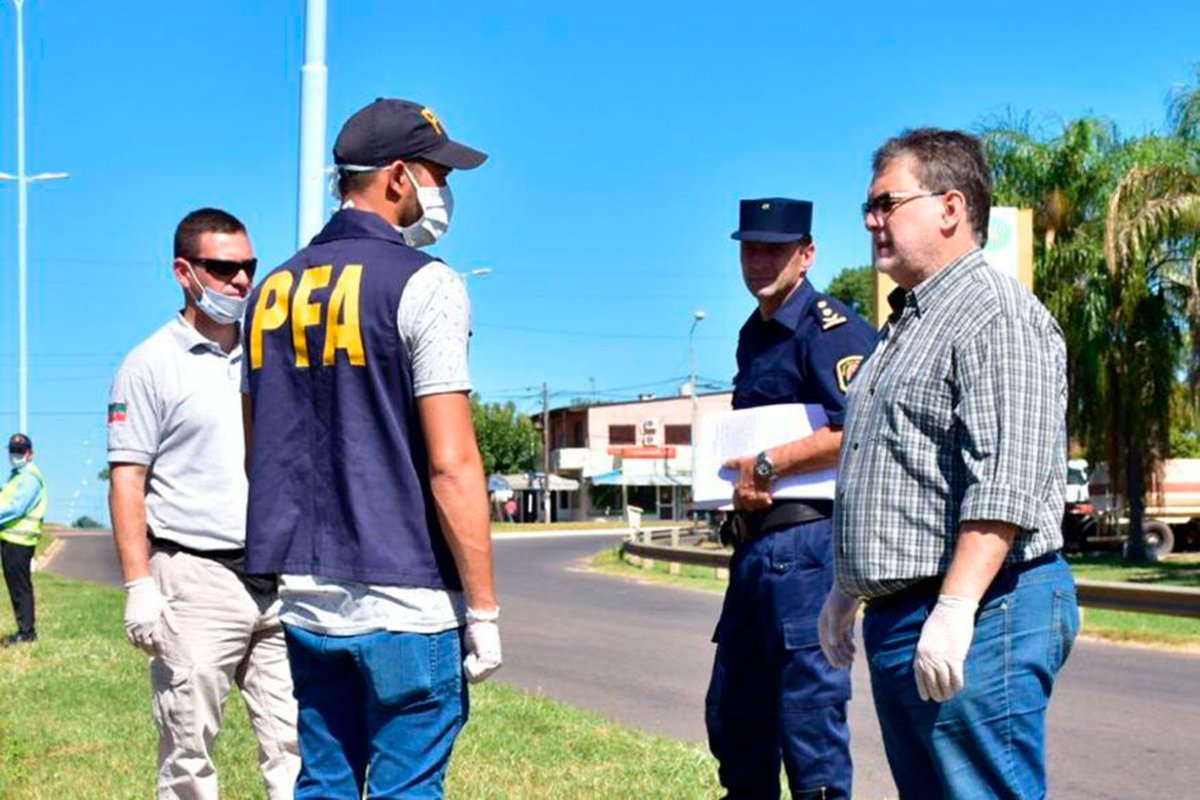 Francolini en uno de los accesos