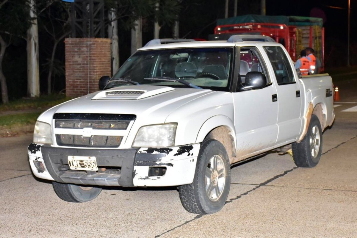 Esta camioneta le secuestraron al hombre.