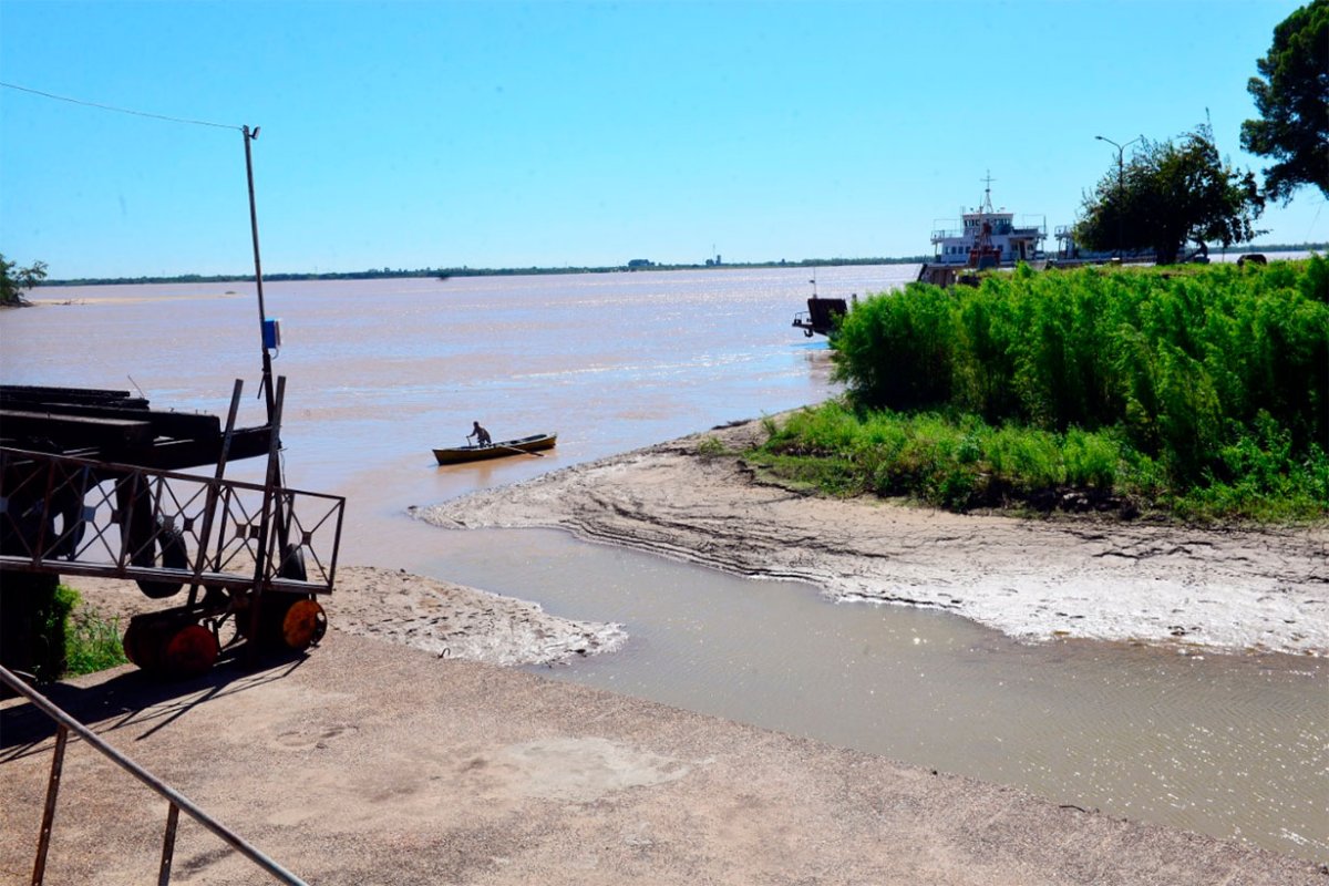 El Paran&aacute; y el Uruguay, en estiaje