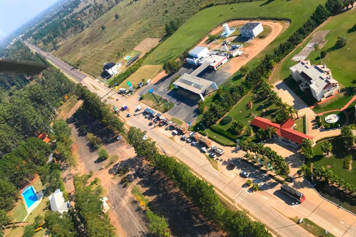 El acceso por Av. R&ouml;sch, lugar del altercado