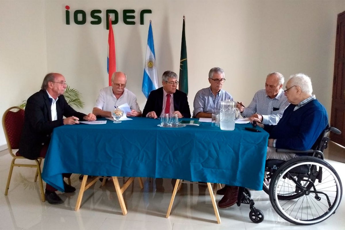 IOSPER y cl&iacute;nicas de Concordia, 1 a&ntilde;o atr&aacute;s