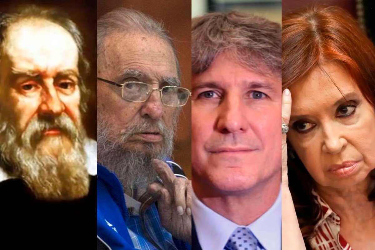 Galileo, Castro, Boudou y CFK