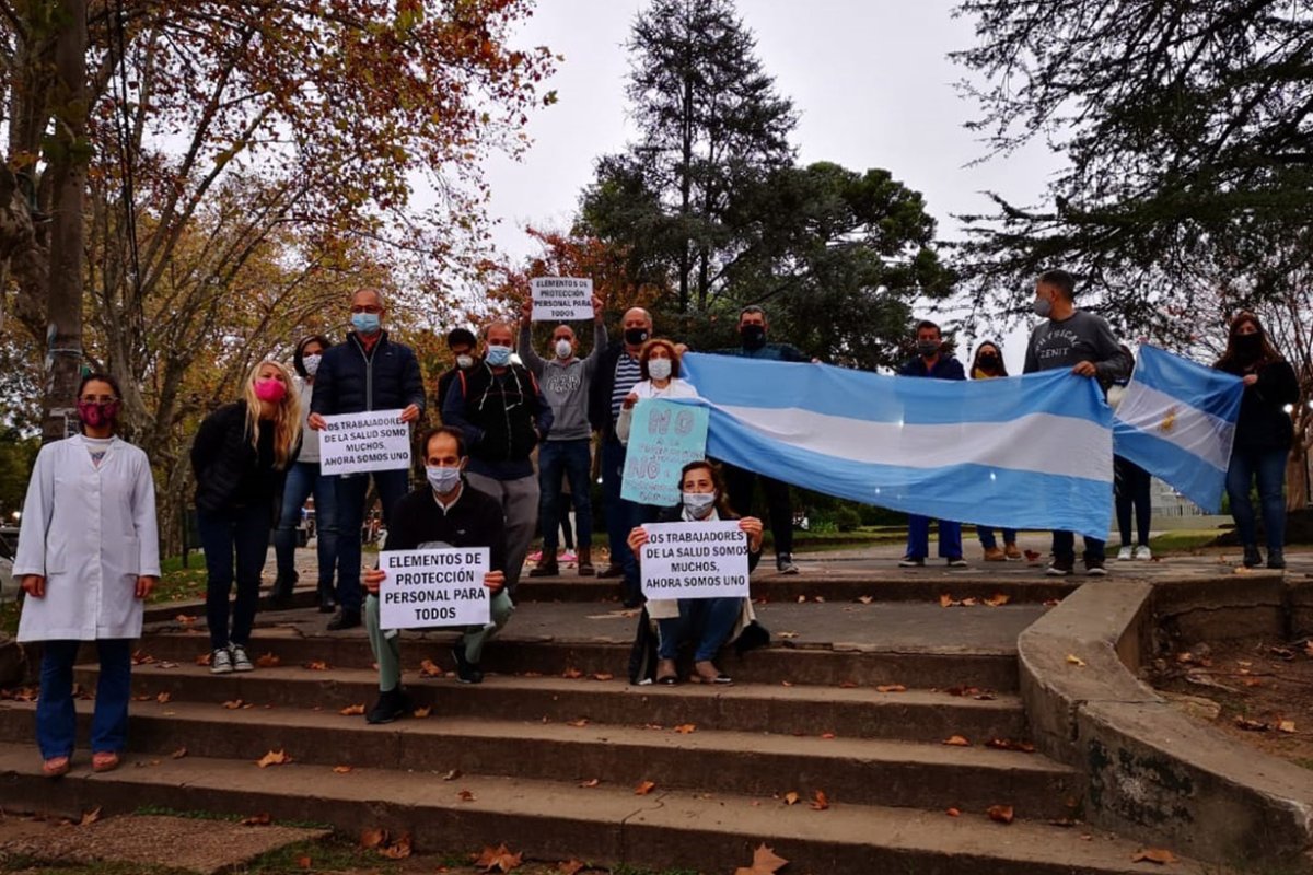 La protesta en Col&oacute;n