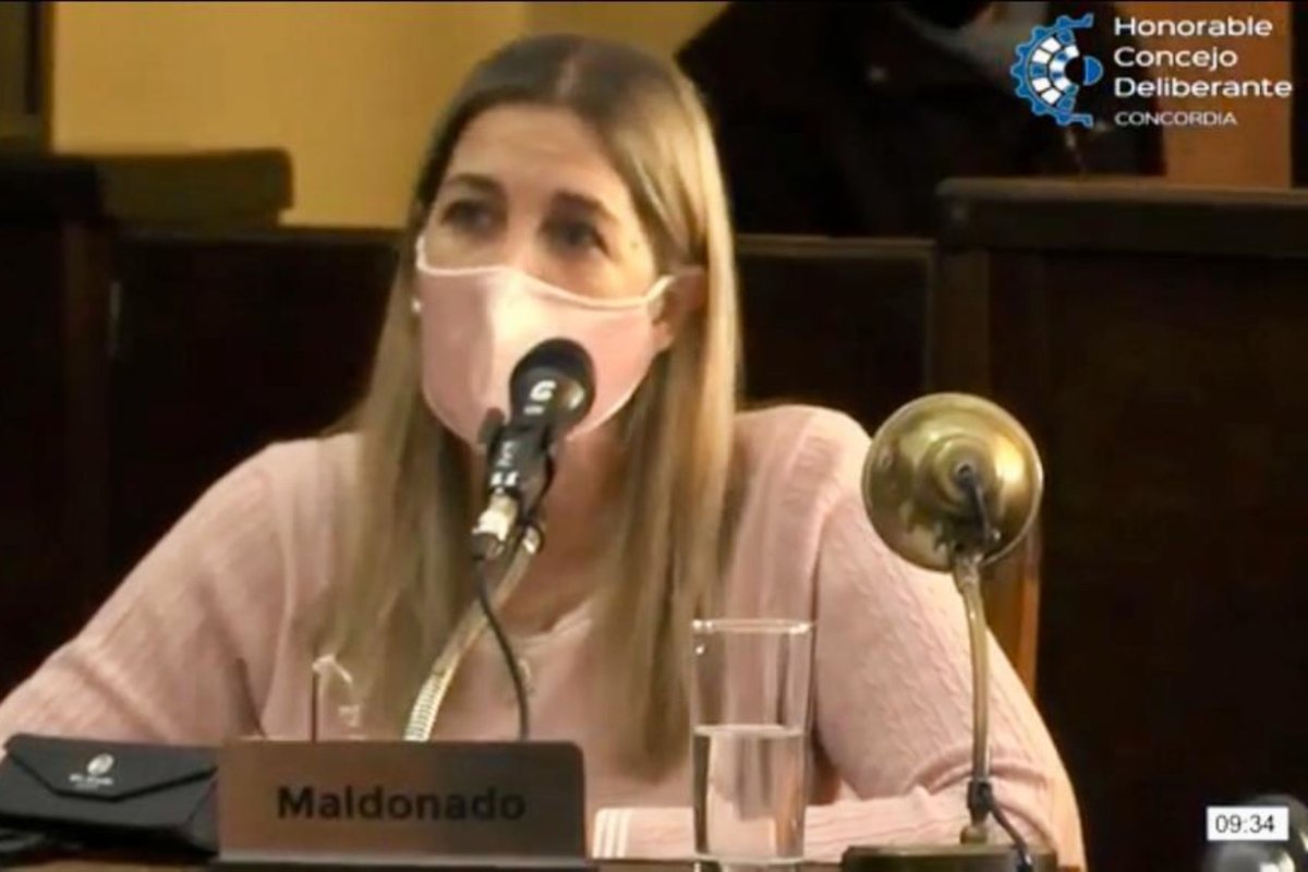 La psicopedagoga, en la sesi&oacute;n de este jueves.