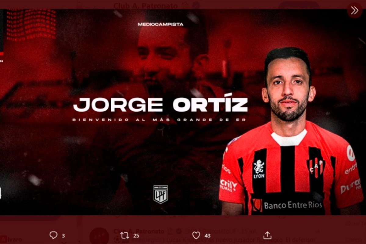 La bienvenida al Marciano Ort&iacute;z