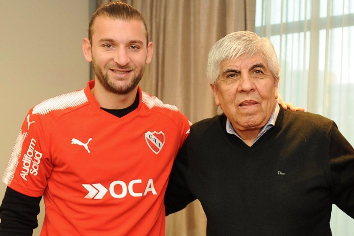 Otros tiempos: Silva con Moyano, en 2017.