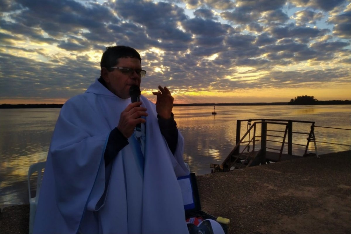 N&eacute;stor Toller, en el puerto de Col&oacute;n.