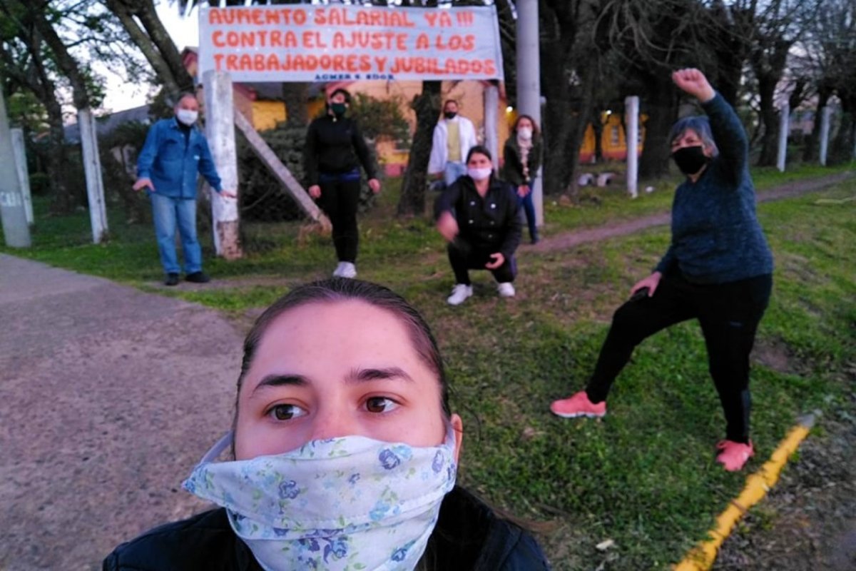 Una protesta anterior, en San Salvador.
