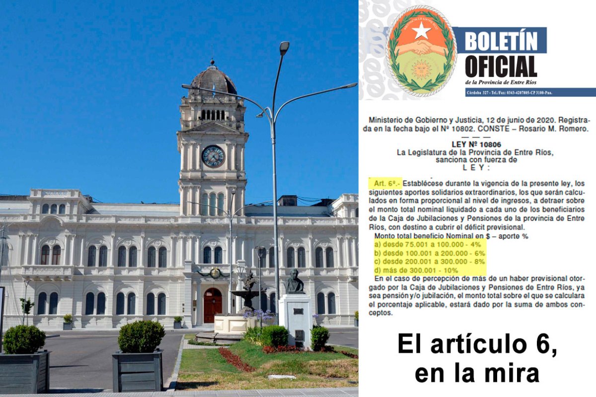 Buscan derrumbar el art&iacute;culo 6