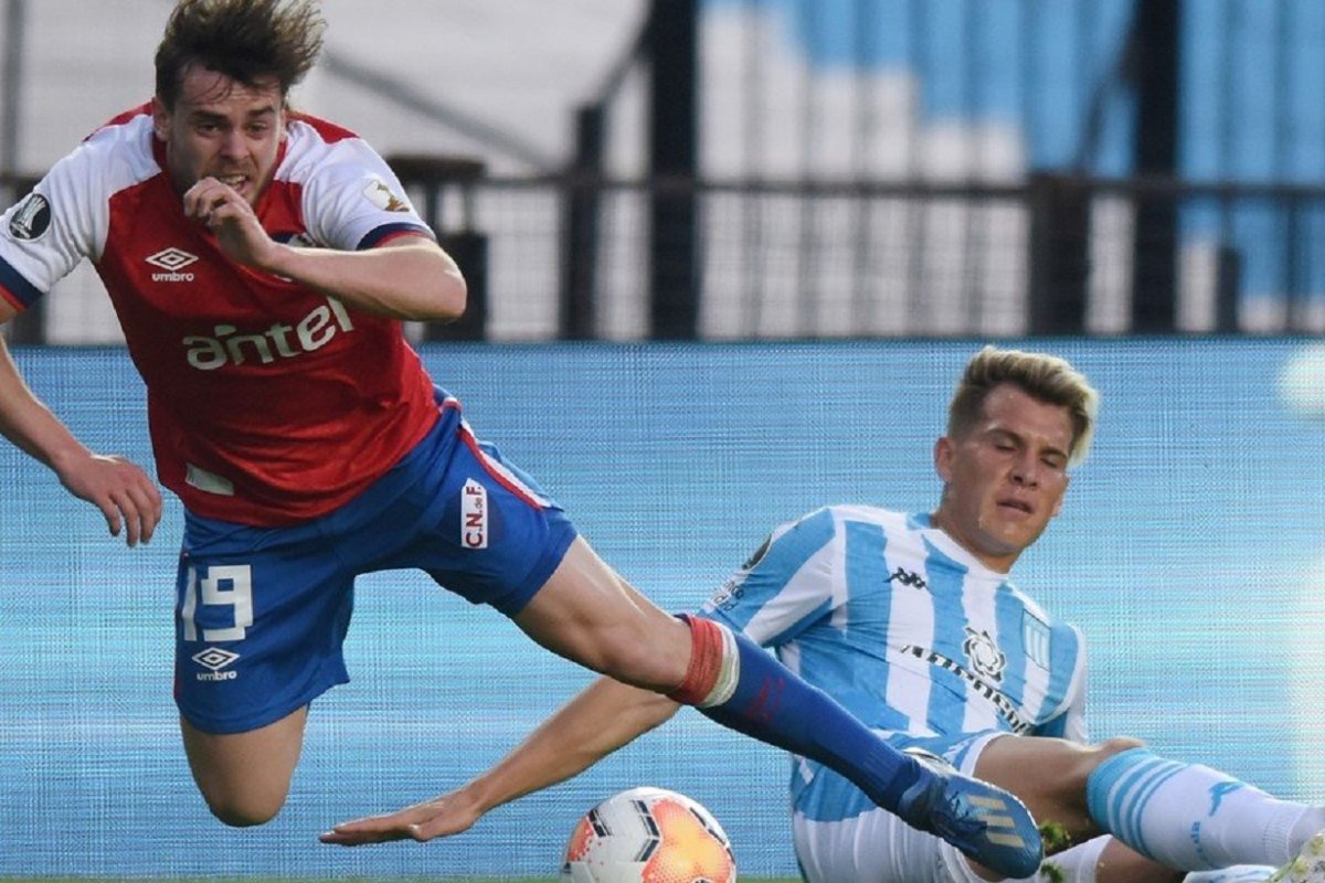 El entrerriano Nicol&aacute;s Reniero, jugador de Racing.