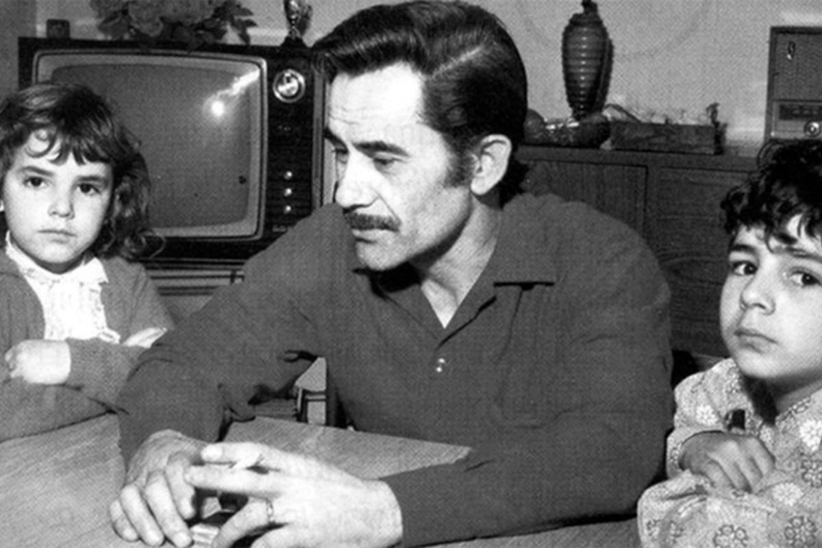 Jos&eacute; Rucci junto a sus hijos.