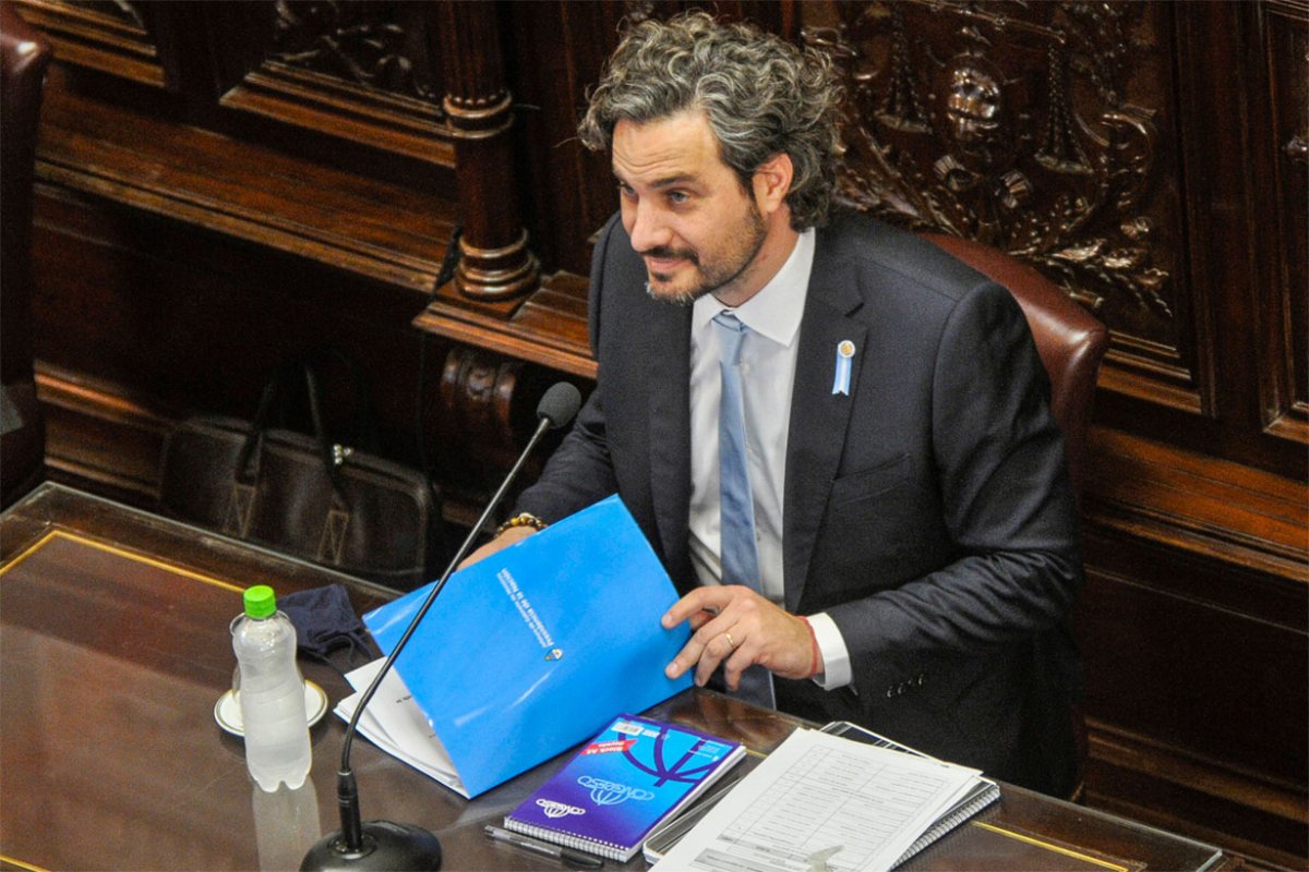 Santiago Cafiero habl&oacute; en el Senado