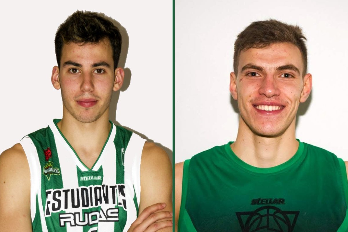 Alluch&oacute;n y Rattero, jugadores de Estudiantes.