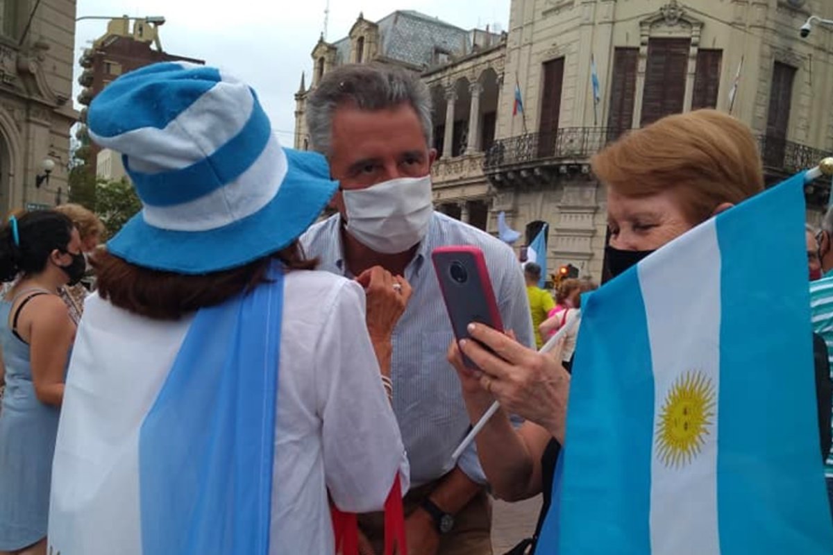 Etchevehere este domingo en el 8N de Paran&aacute;.