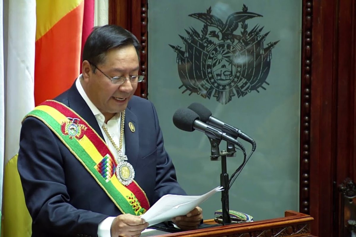 Arce asumi&oacute; como presidente de Bolivia.