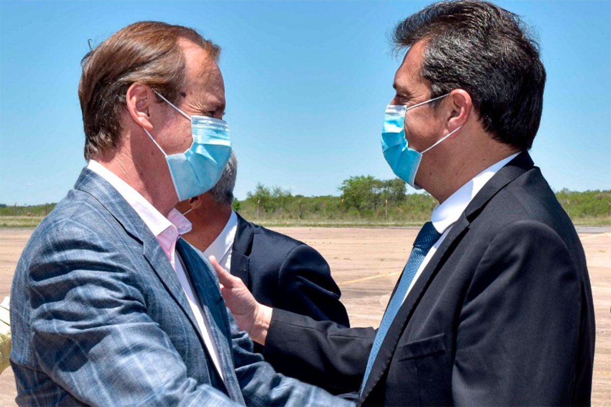 Bordet y Massa, en su &uacute;ltimo encuentro.