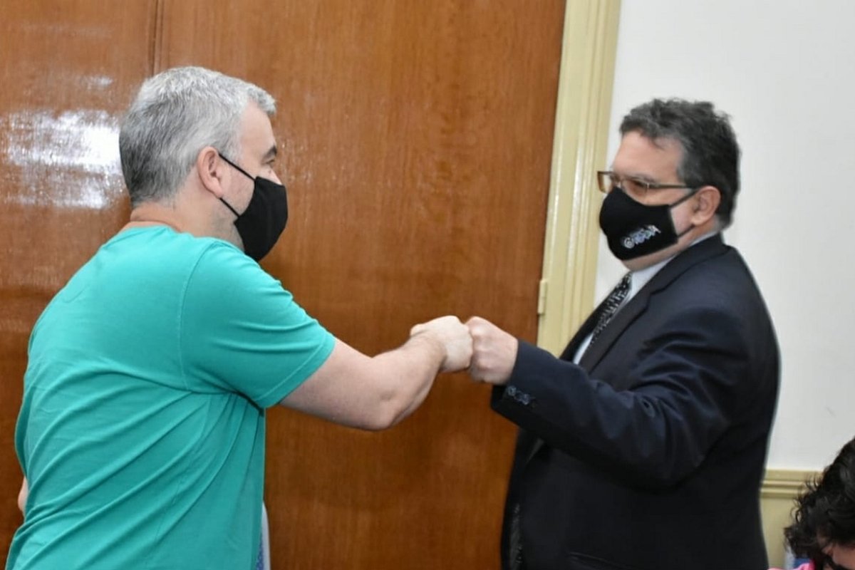 Adri&aacute;n Lampazzi y Alfredo Francolini.