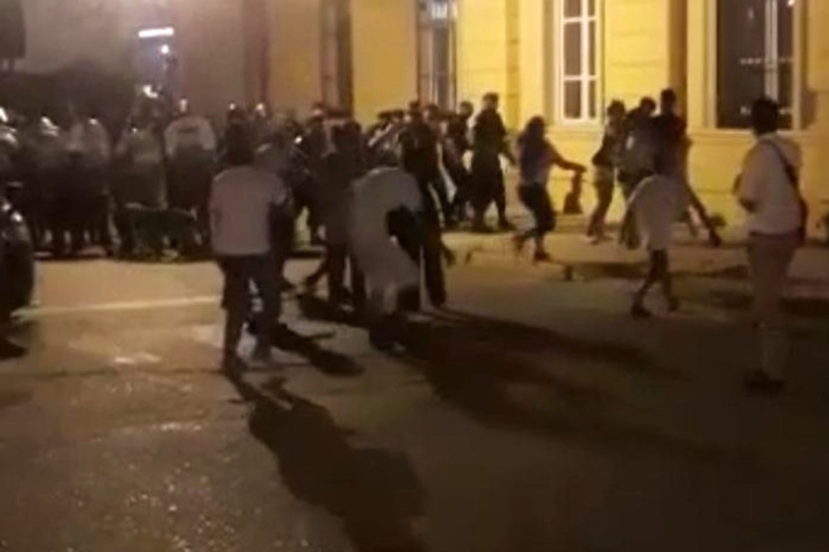 Im&aacute;genes captadas ayer en La Paz.