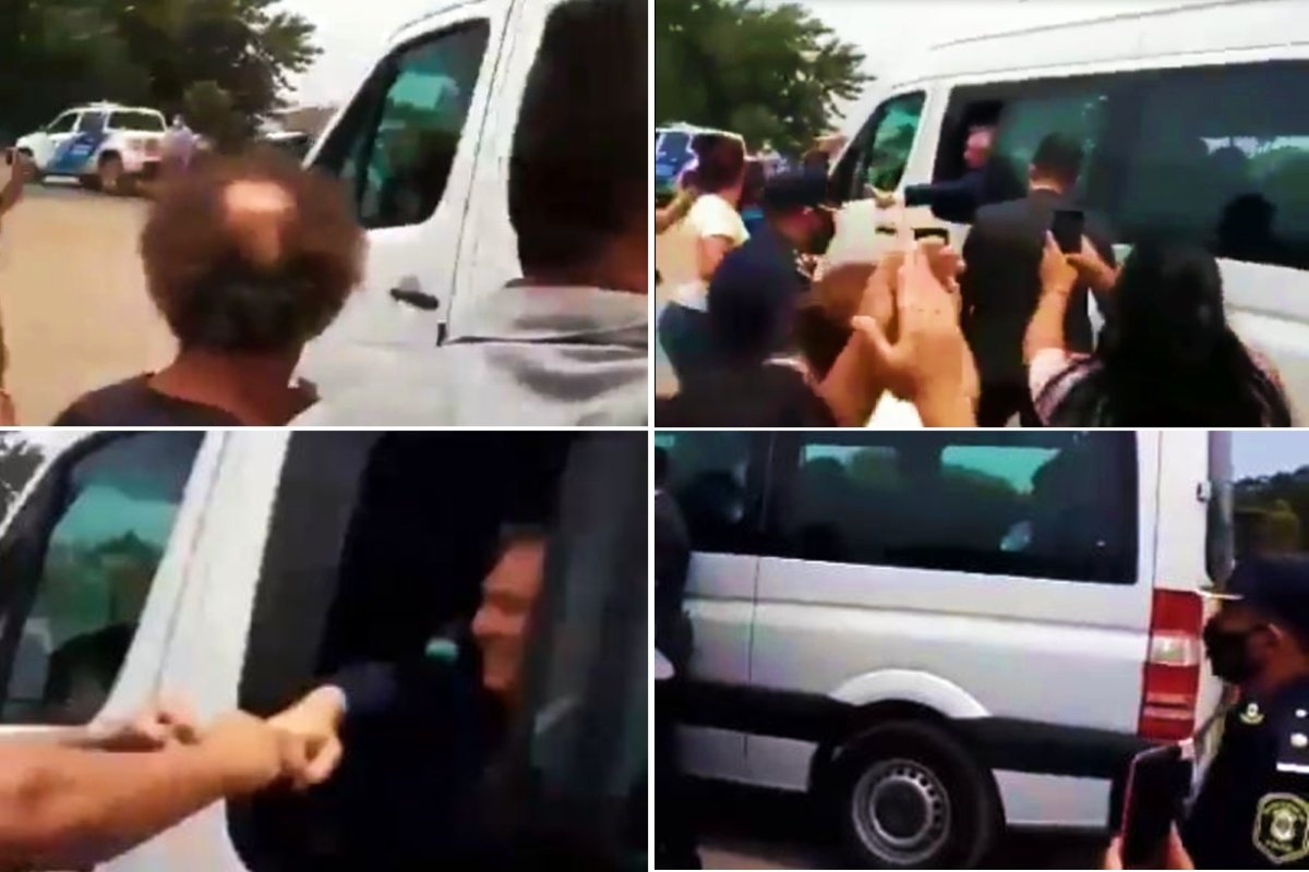 En secuencia, el video de la confusi&oacute;n.