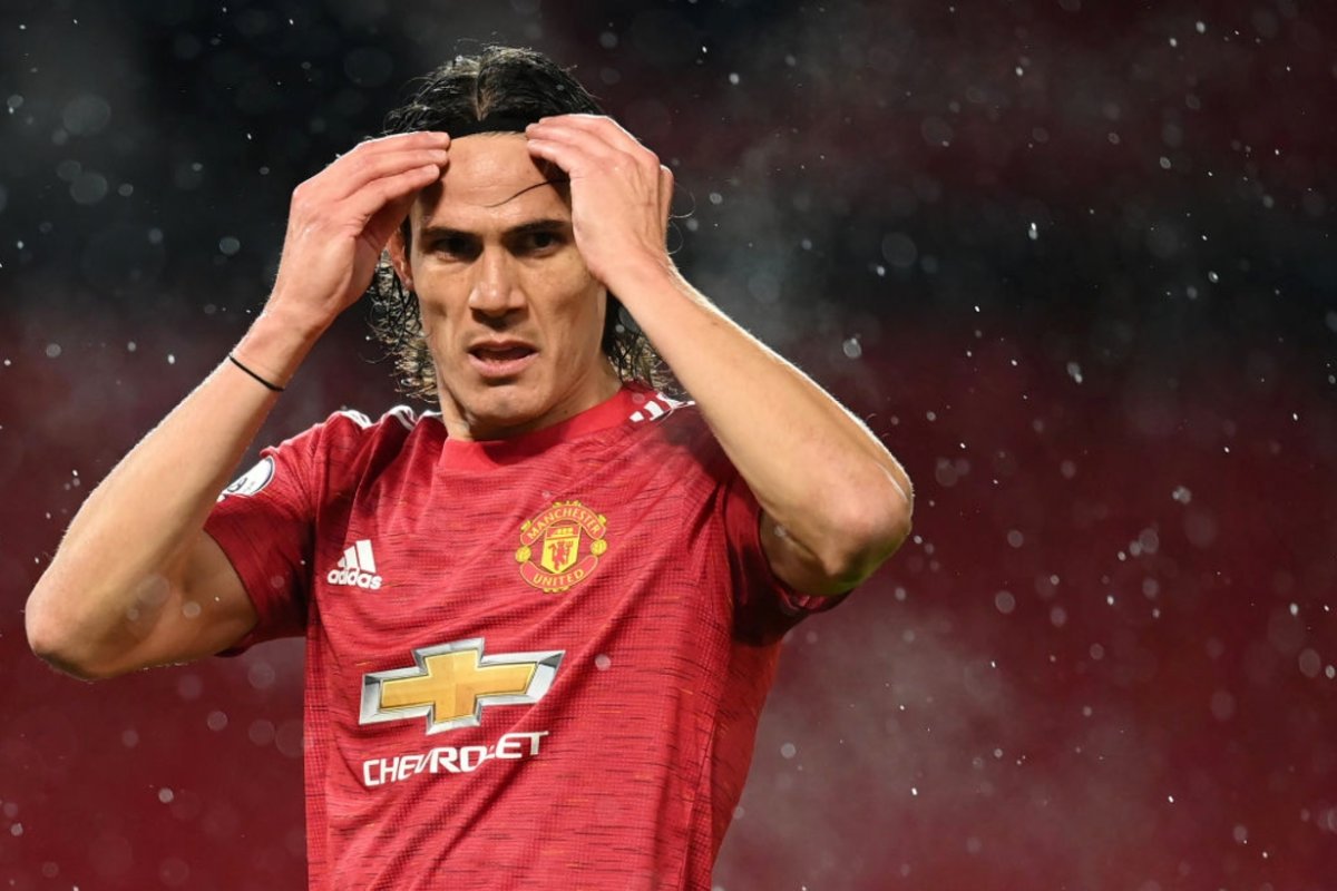 Cavani lleg&oacute; esta temporada a los "Diablos Rojos"