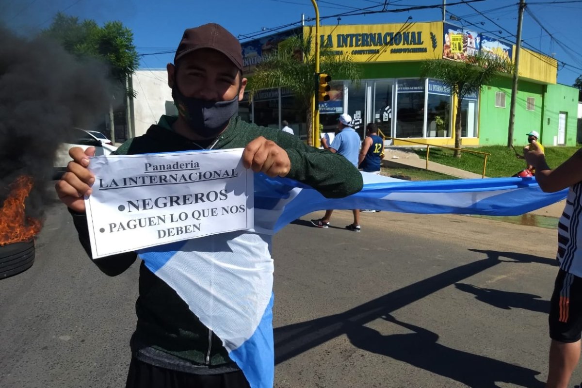 Pasadas las 9 de la ma&ntilde;ana empez&oacute; la protesta.