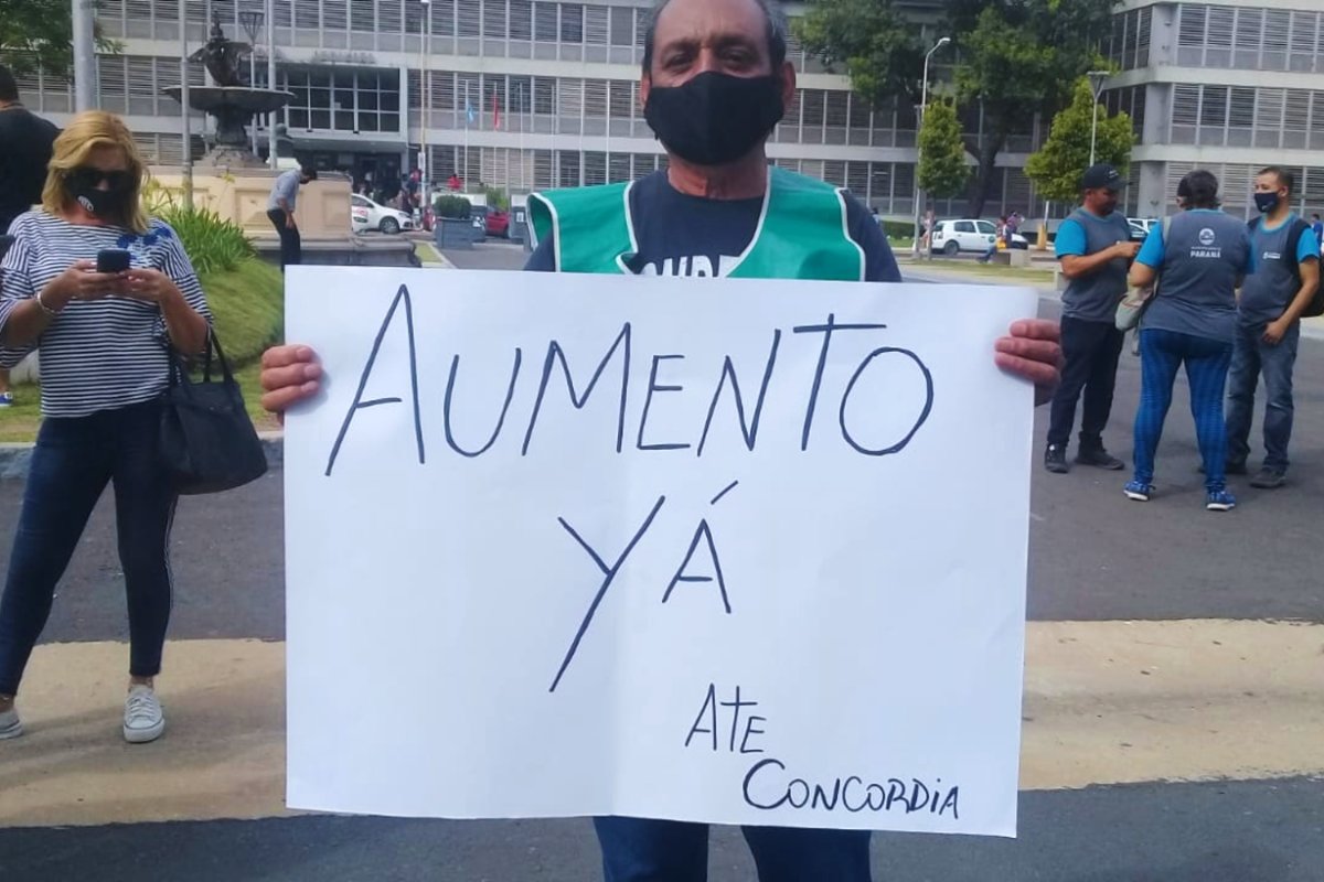 ATE Concordia mostr&oacute; sus pedidos.