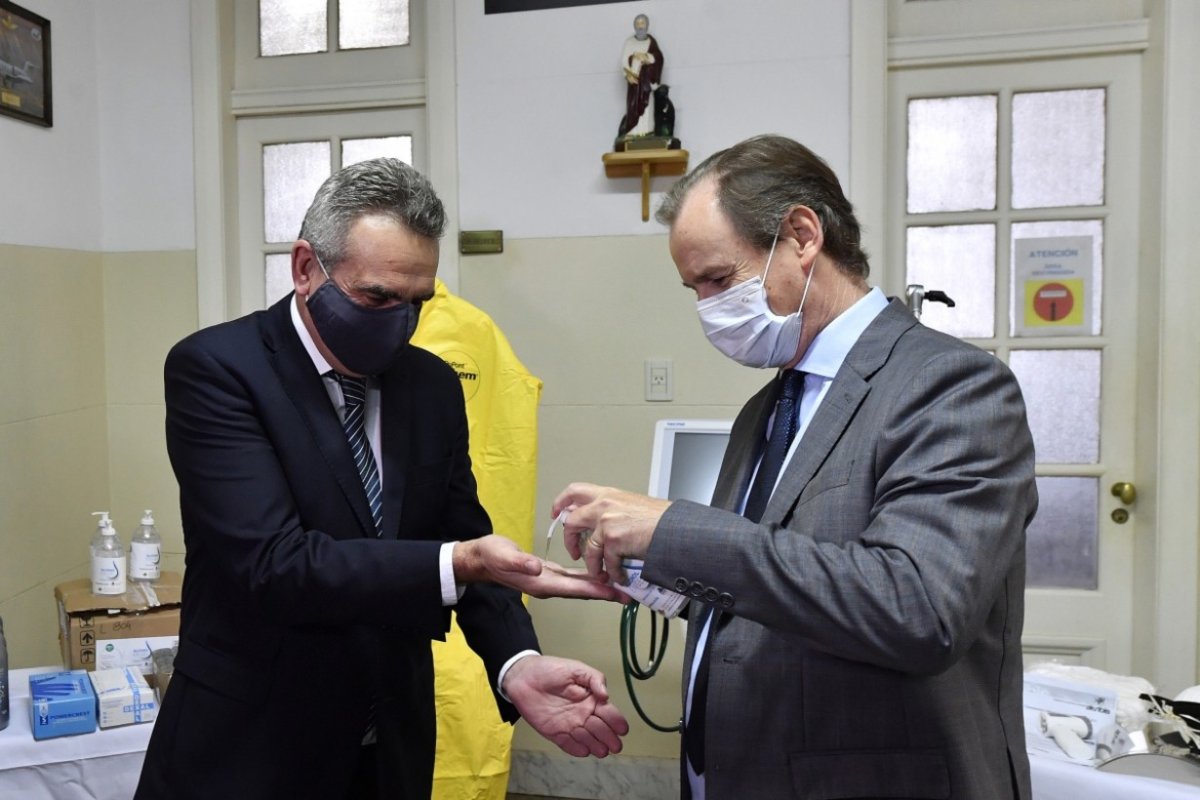 Abril 2020, la &uacute;ltima visita del ministro Rossi.