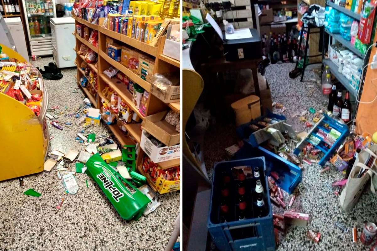 As&iacute; qued&oacute; el kiosco de la pelea