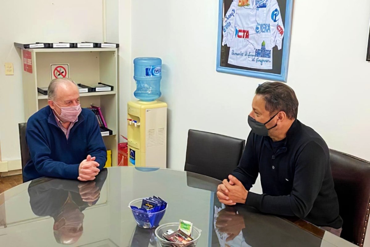 Yasky y el referente de CTA Entre R&iacute;os.