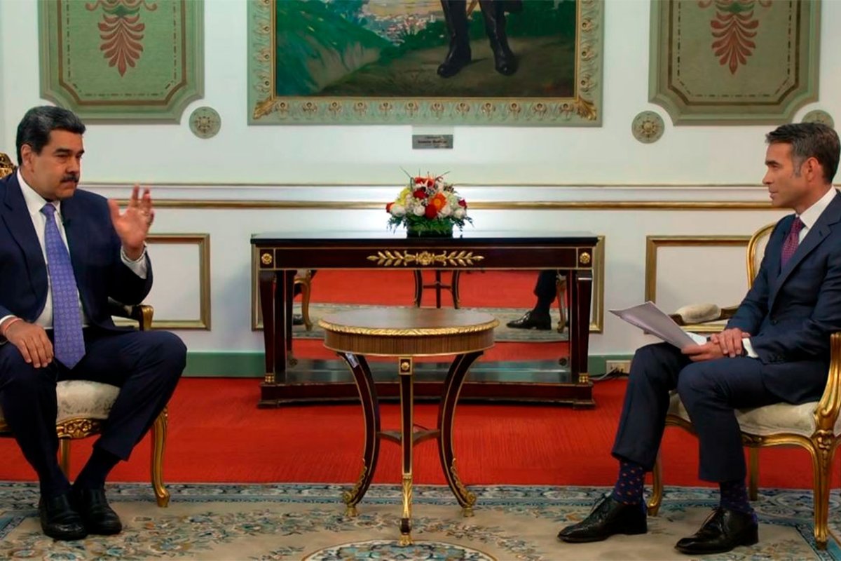 Maduro, entrevistado por Erik Schatzker