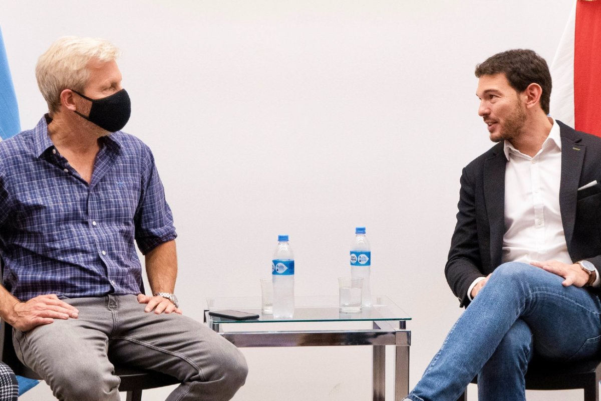 Frigerio se reuni&oacute;n con Gainza en Paran&aacute;.