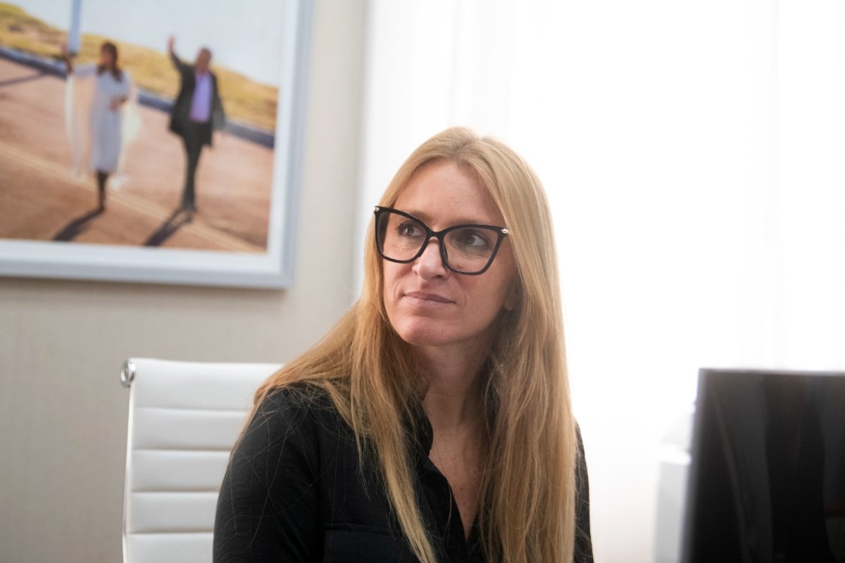 Florencia Carignano, titular de Migraciones.