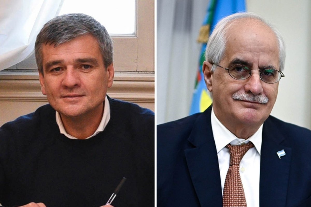 Izq: Juan Horacio Zabaleta; Der: Jorge Taiana