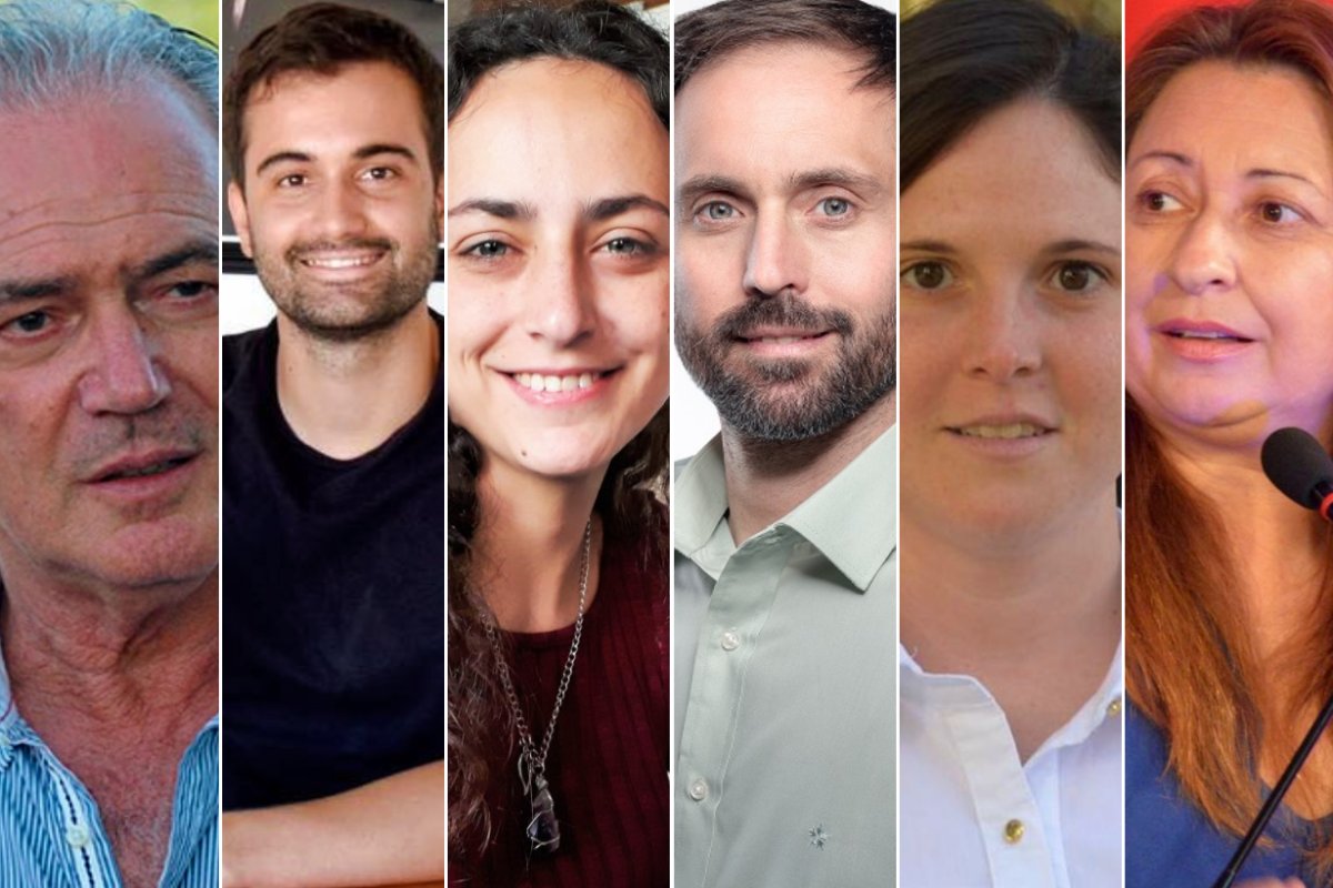 Los 6 candidatos que debatir&aacute;n este viernes.