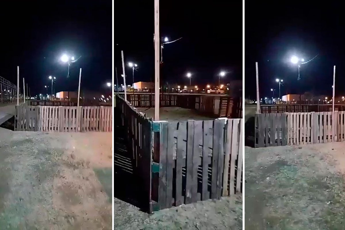 Los primeros arreglos en el predio