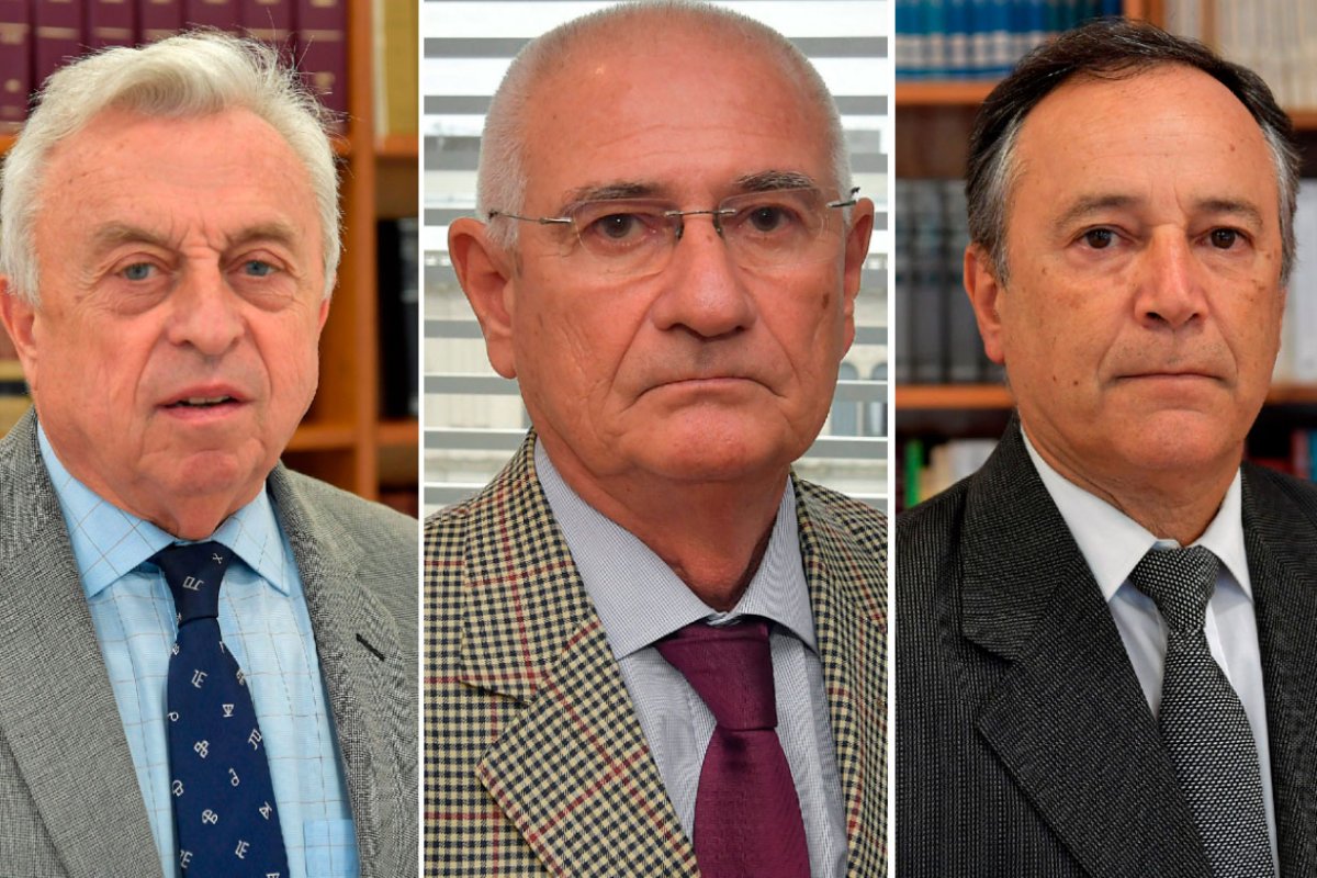 Carlomagno, Smaldone y Giorgio, los firmantes