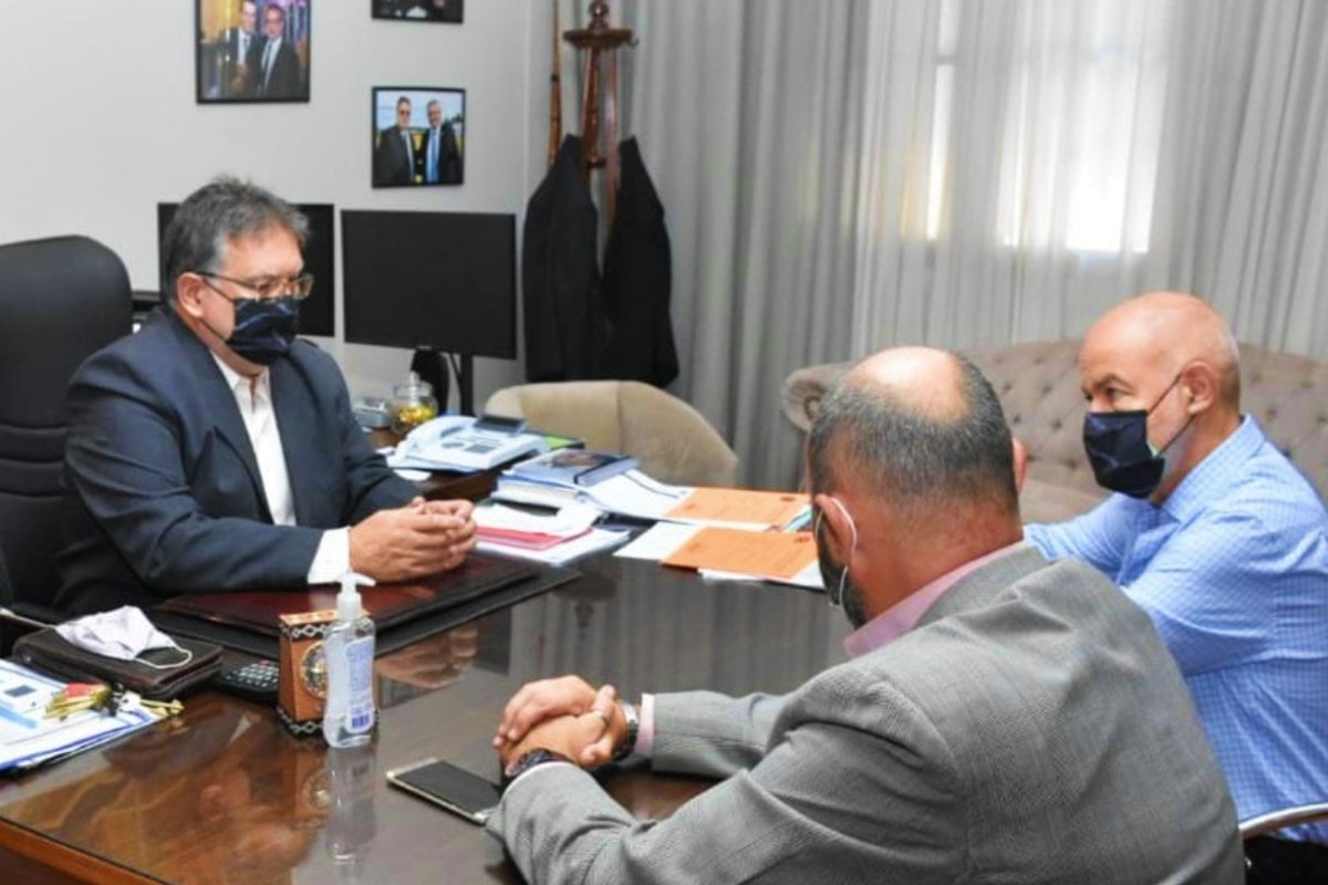 Francolini con Guaglianone, la semana pasada.