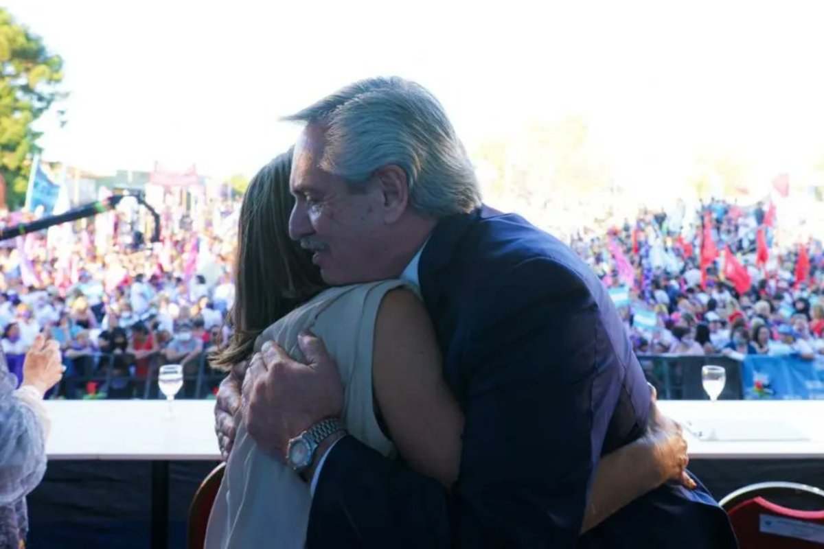 Gaillard con el presidente, el 8 de marzo.